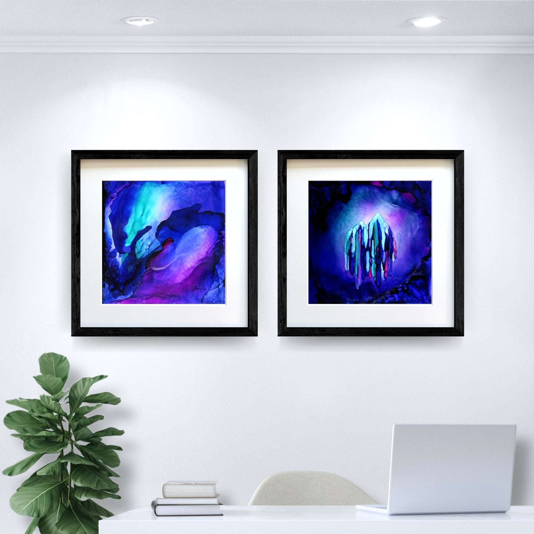 Galaxies of Freedom - Fire Made Art Print