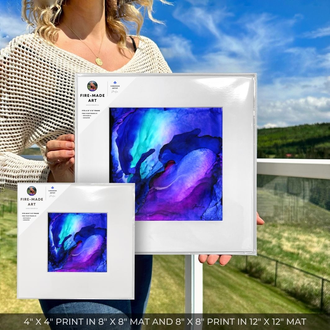 Galaxies of Freedom - Fire Art Print