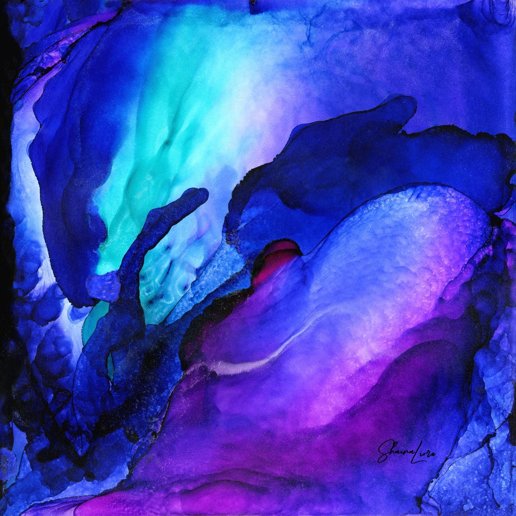 Galaxies of Freedom - Fire Made Art Print