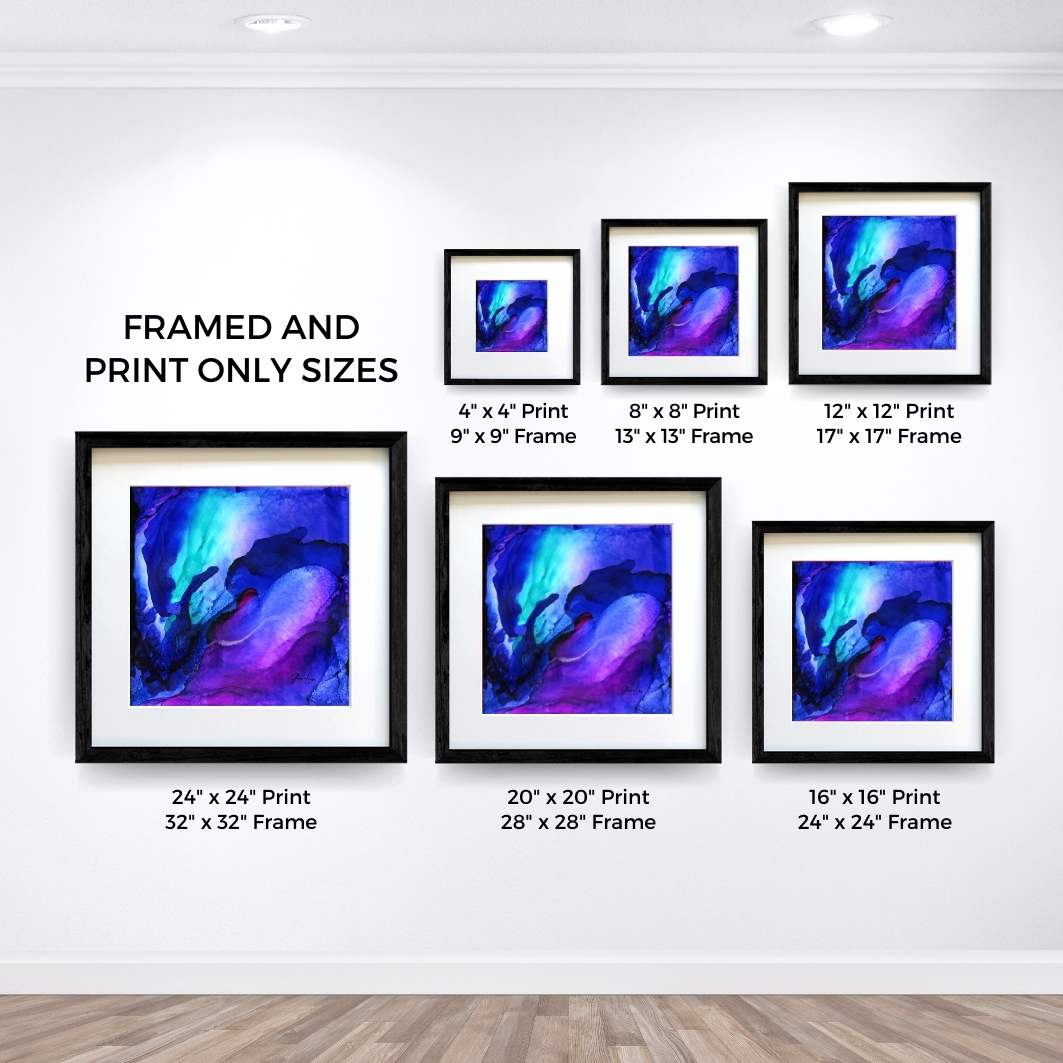 Galaxies of Freedom - Fire Art Print
