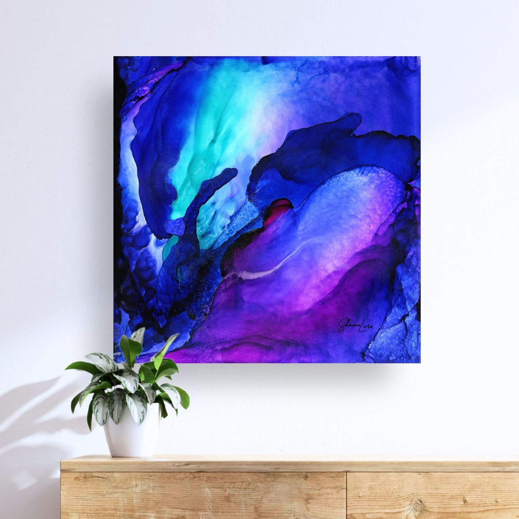 Galaxies of Freedom - Fire Made Art Print