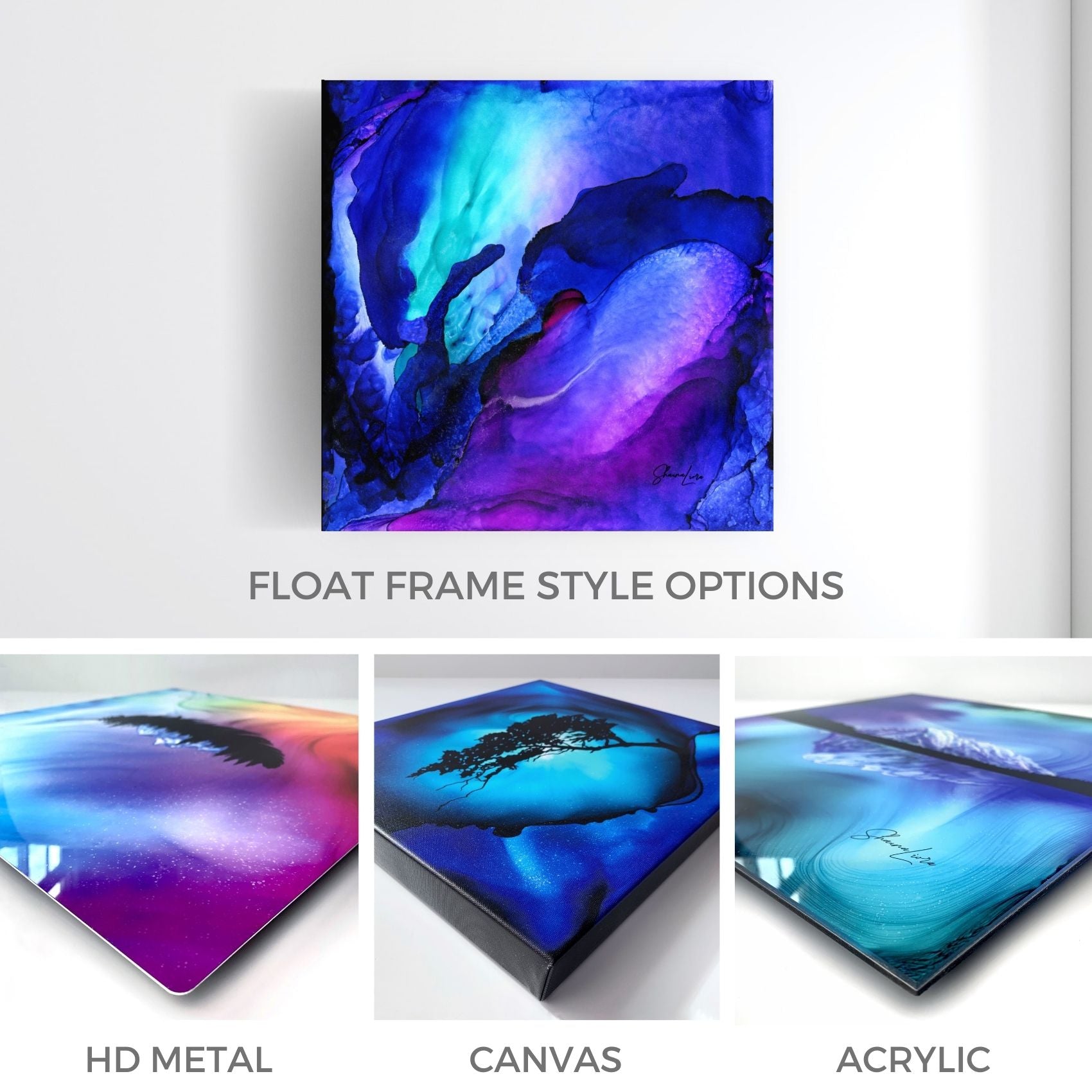 Galaxies of Freedom - Fire Made Art Print