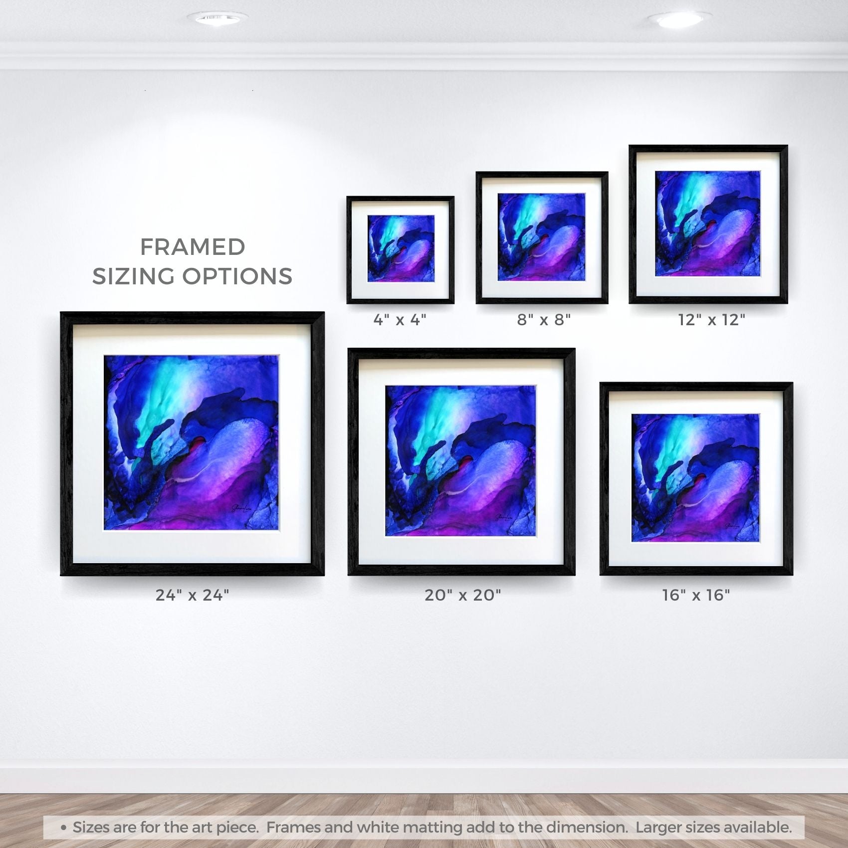 Galaxies of Freedom - Fire Made Art Print