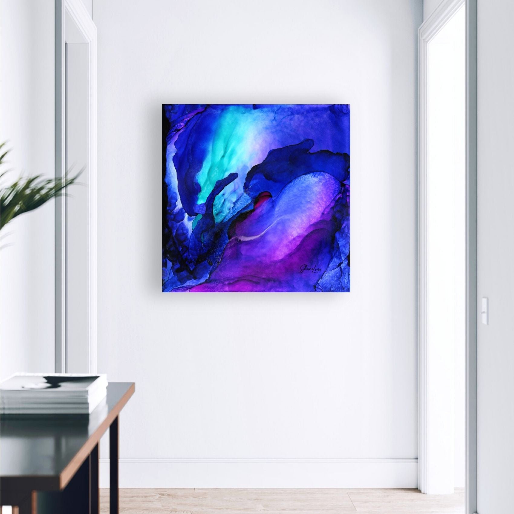 Galaxies of Freedom - Fire Made Art Print
