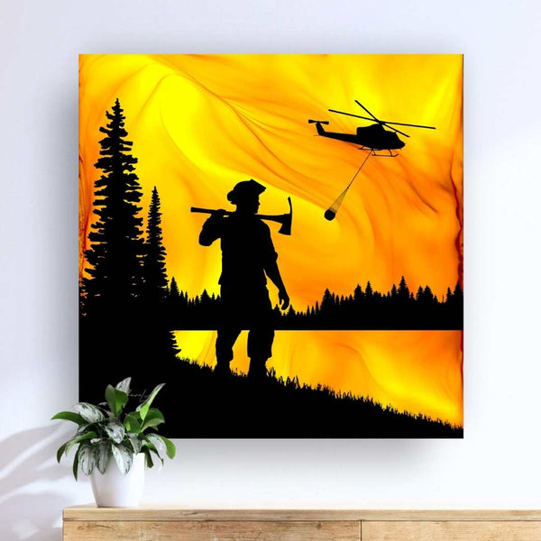 Guardian Of The Forest - Fire Art Print