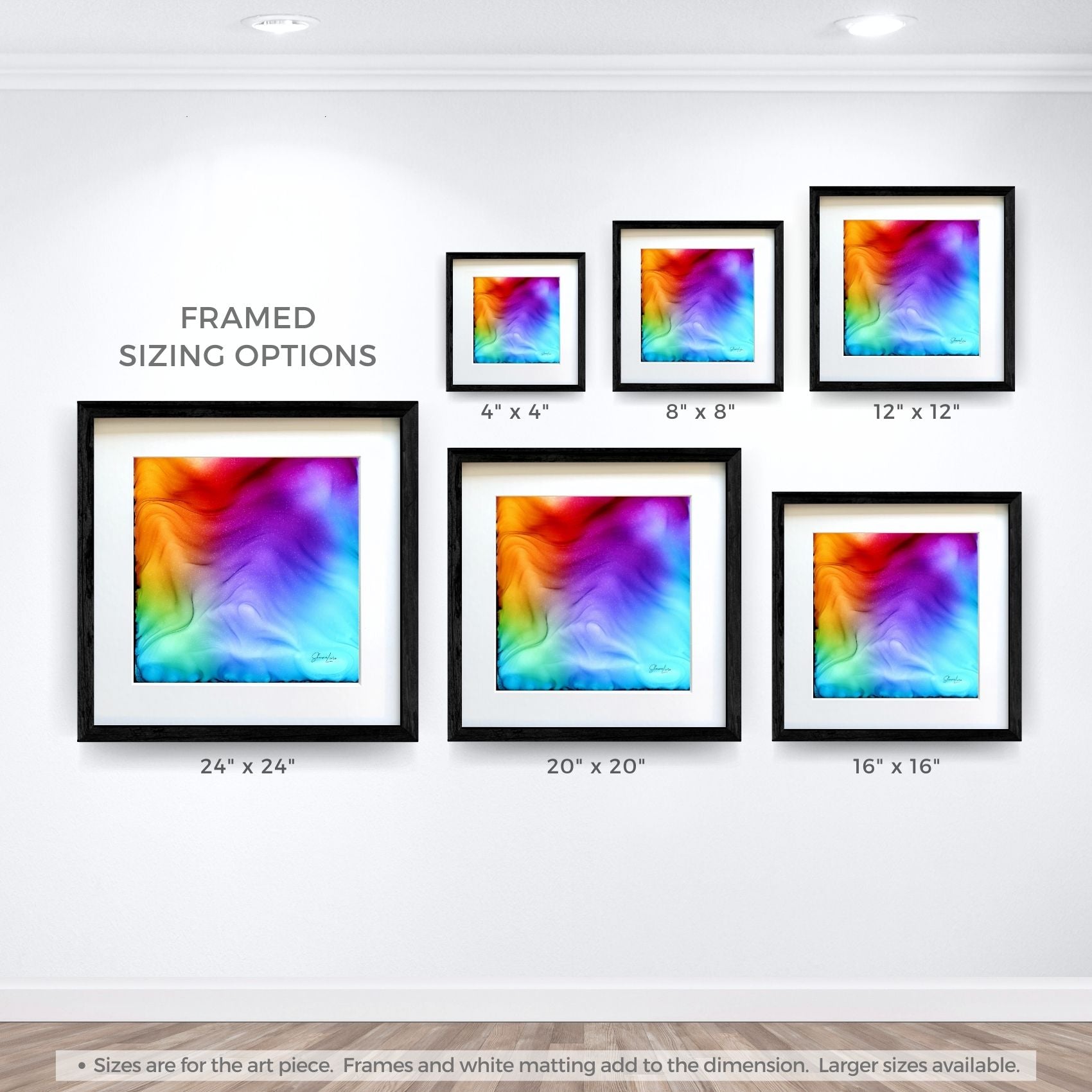 Happiness - Fire Made Art Print