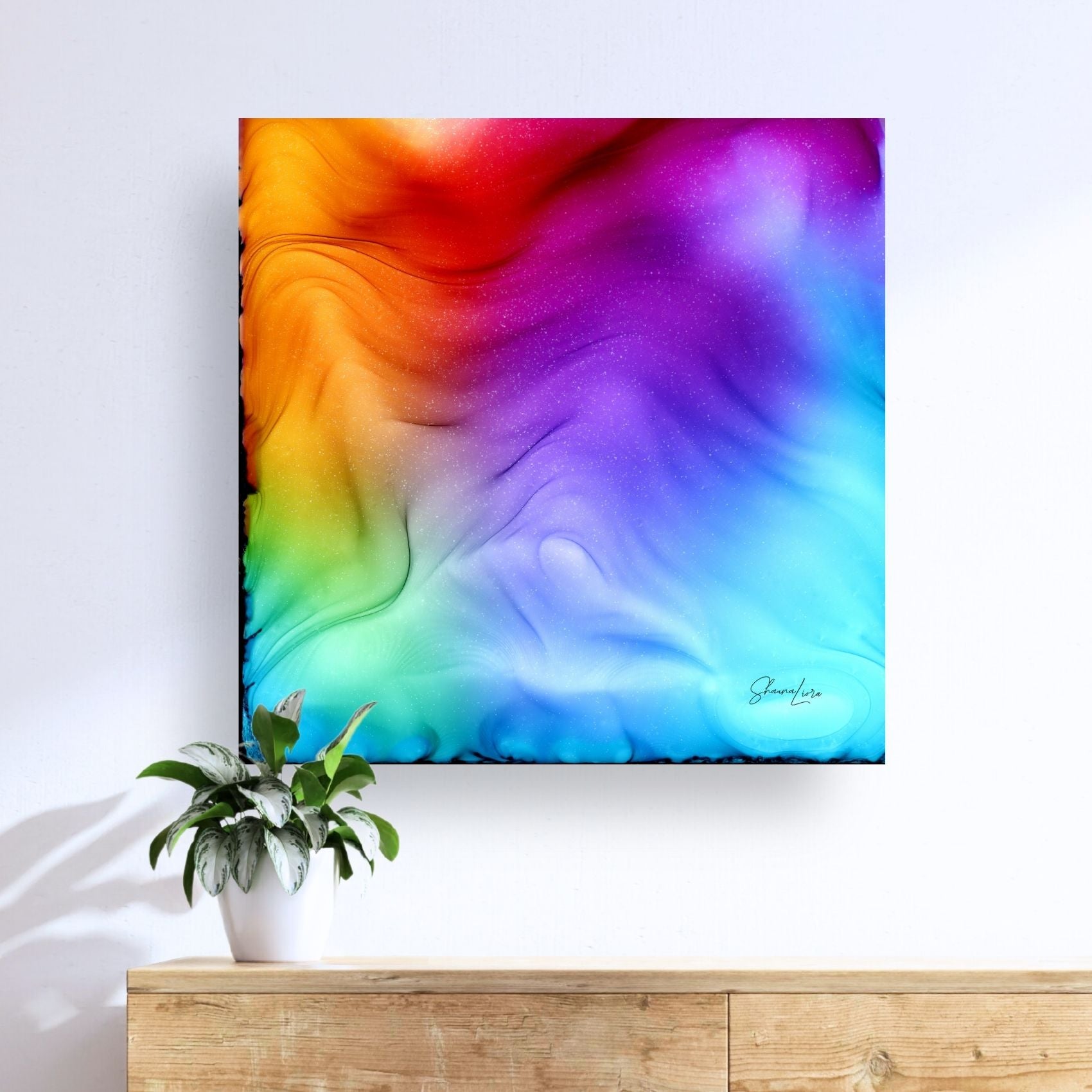 Happiness - Fire Made Art Print