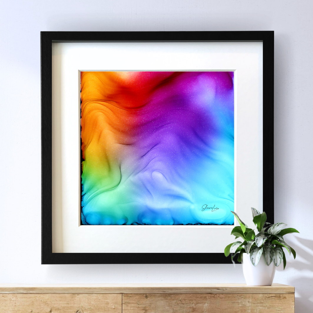 Happiness - Fire  Art Print