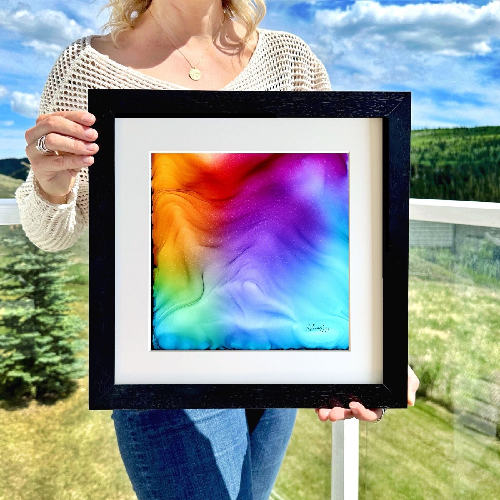 Happiness - Fire Made Art Print
