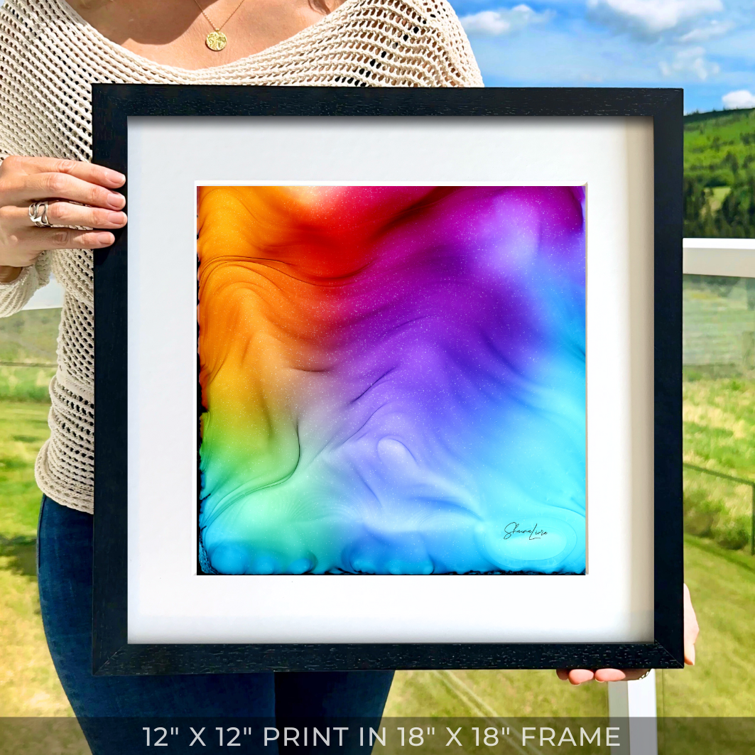 Happiness - Fire  Art Print