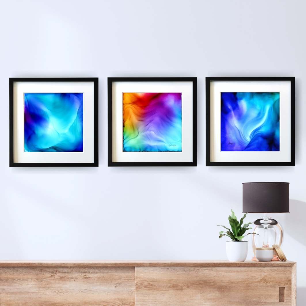 Happiness - Fire  Art Print