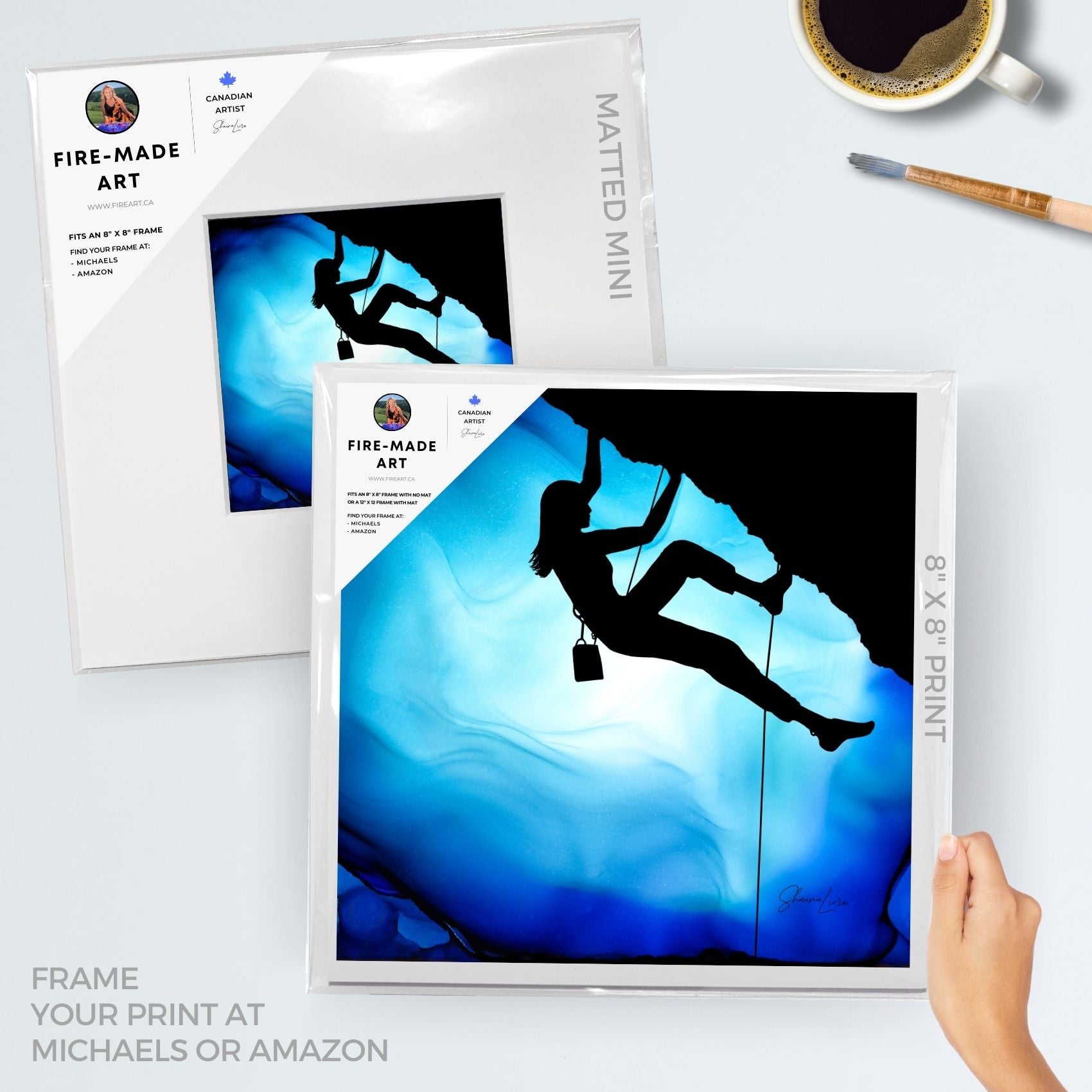 Her Moment - Fire Made Art Print