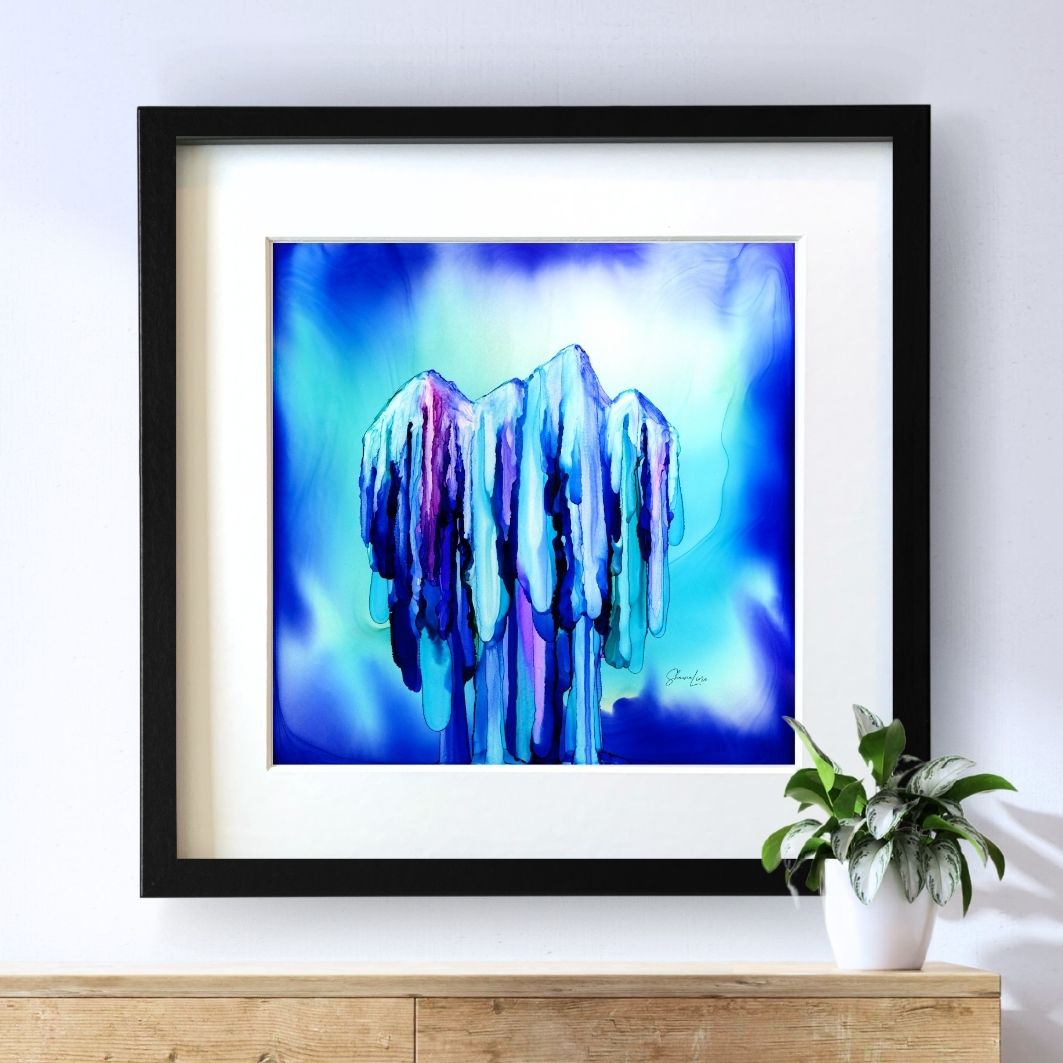 I AM Blessed - Fire Art Print