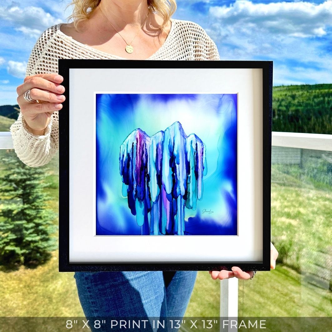 I AM Blessed - Fire Art Print