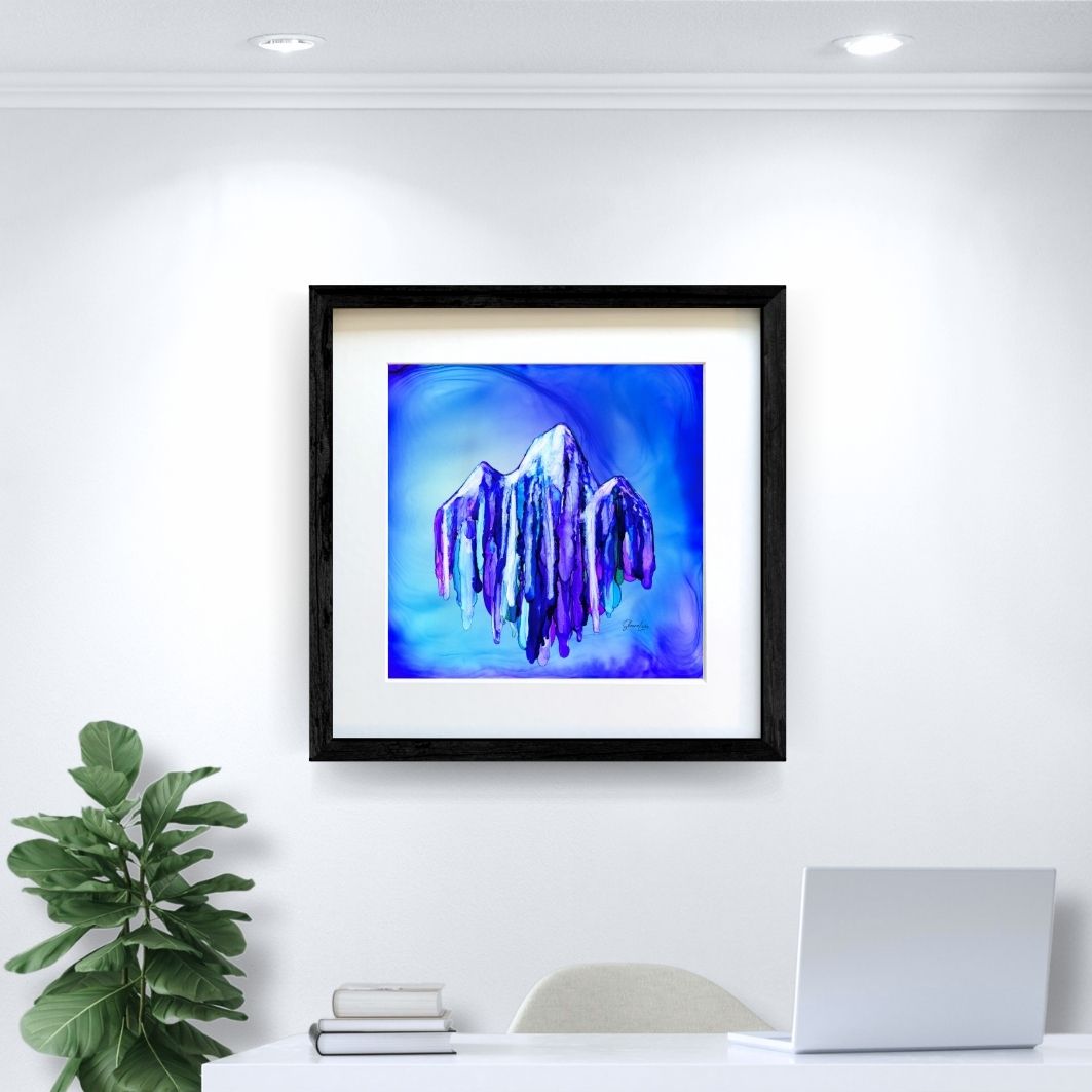 I AM Courageous - Fire Art Print