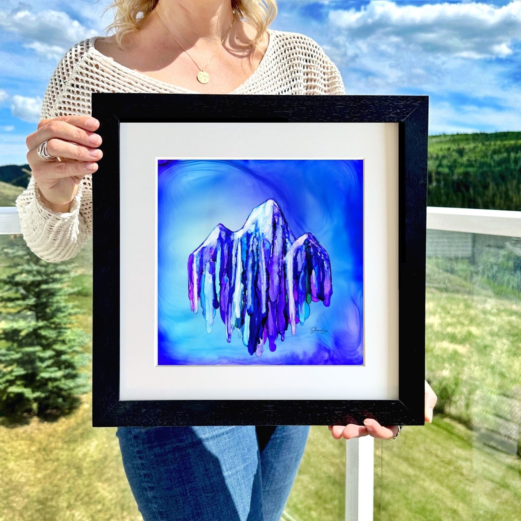 I AM Courageous - Fire Made Art Print