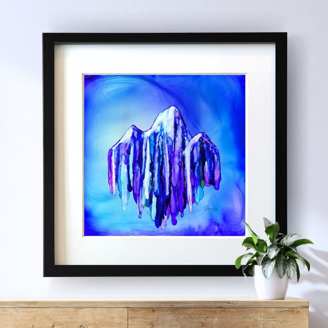 I AM Courageous - Fire Art Print