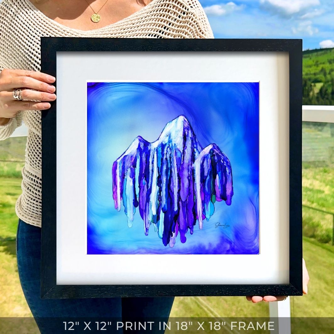 I AM Courageous - Fire Art Print