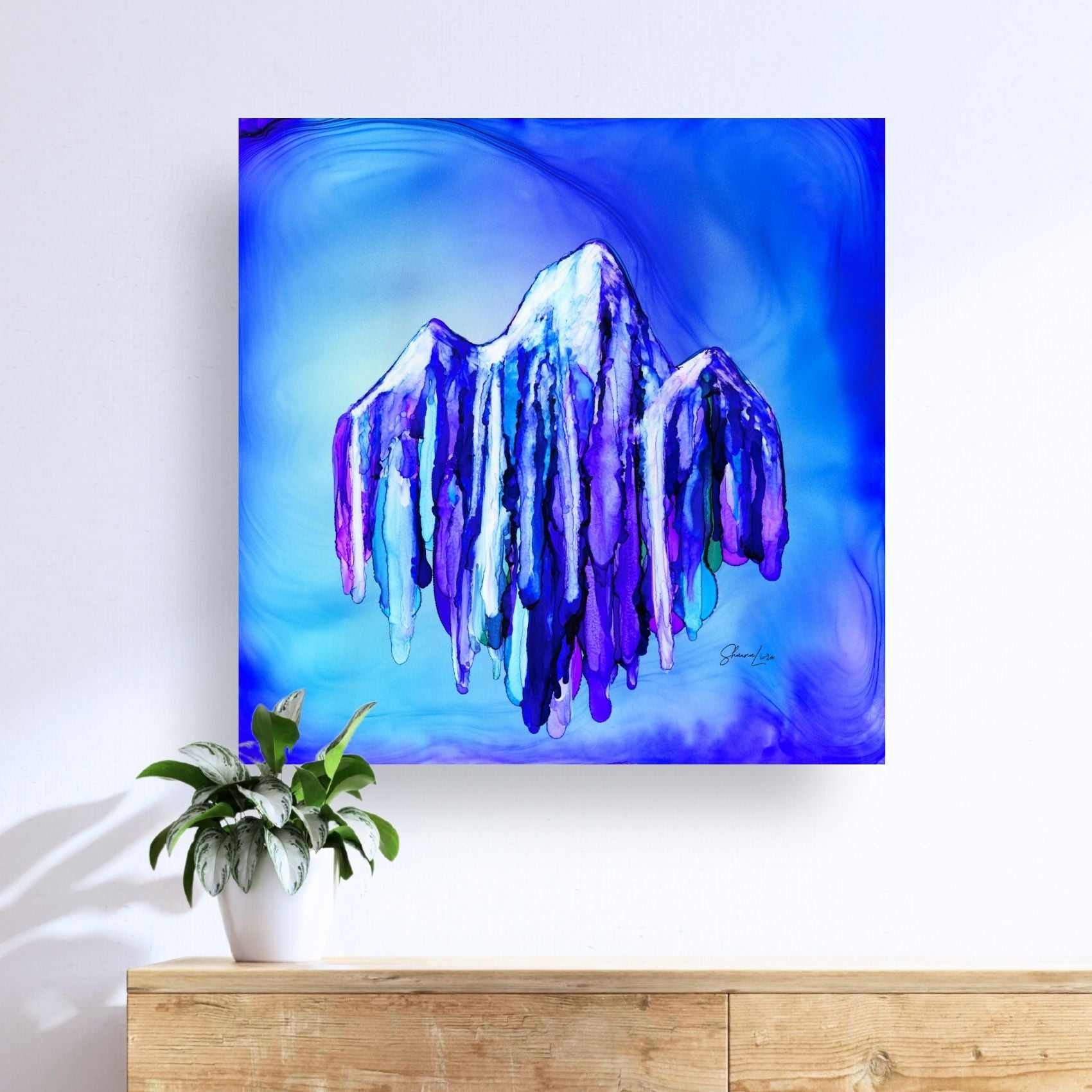 I AM Courageous - Fire Made Art Print