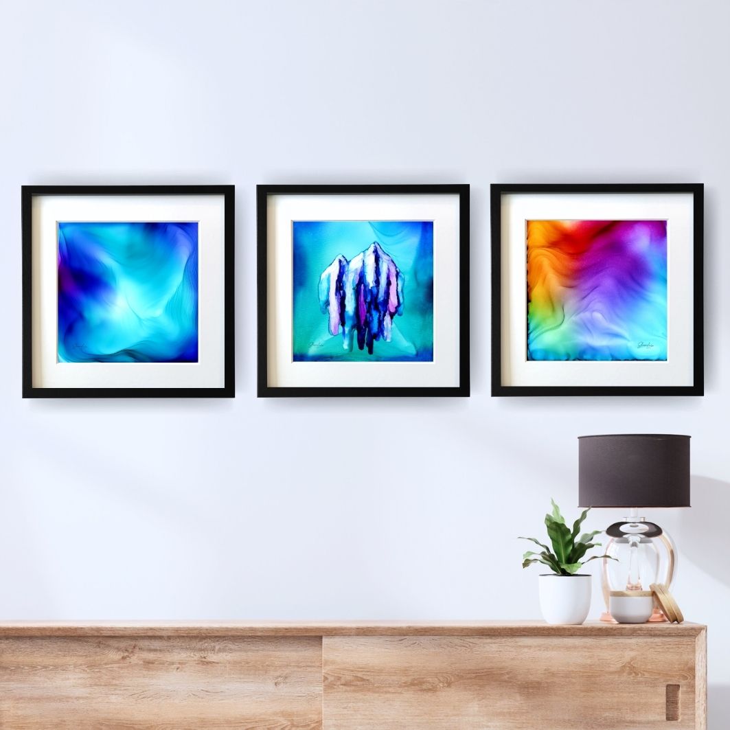 I AM Joy - Fire Art Print