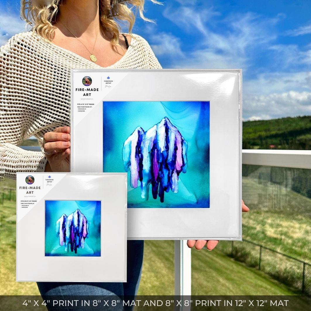 I AM Joy - Fire Art Print