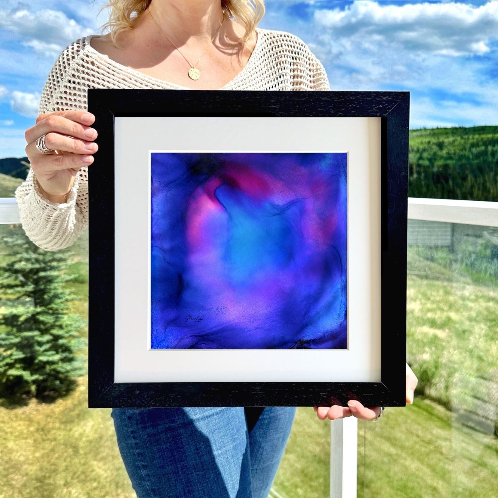 Inner Galaxies - Fire Made Art Print