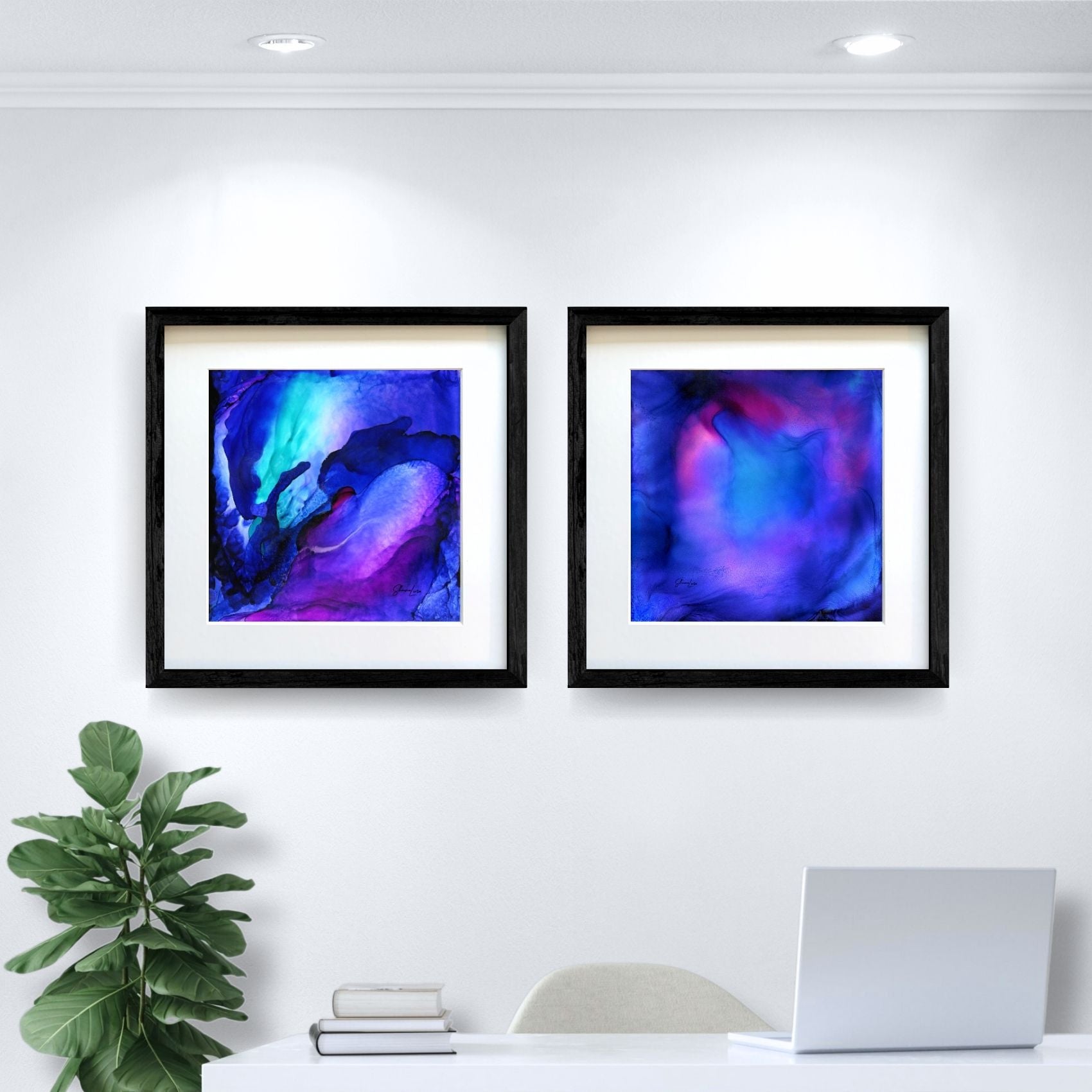 Inner Galaxies - Fire Made Art Print