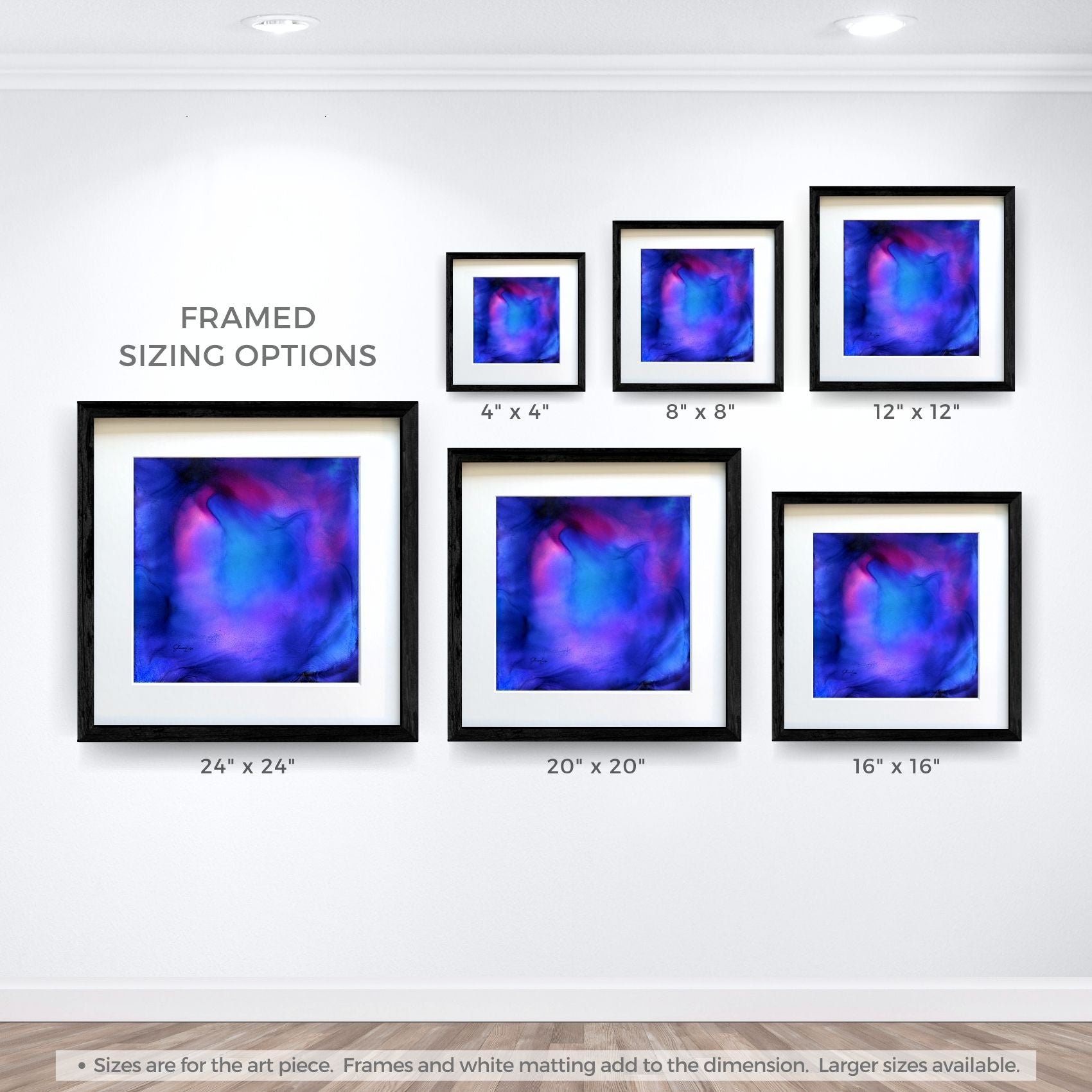 Inner Galaxies - Fire Made Art Print