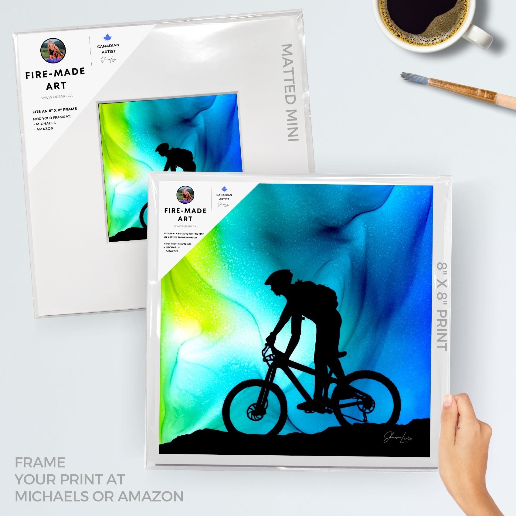 Into The Moment - Fire Made Art Print