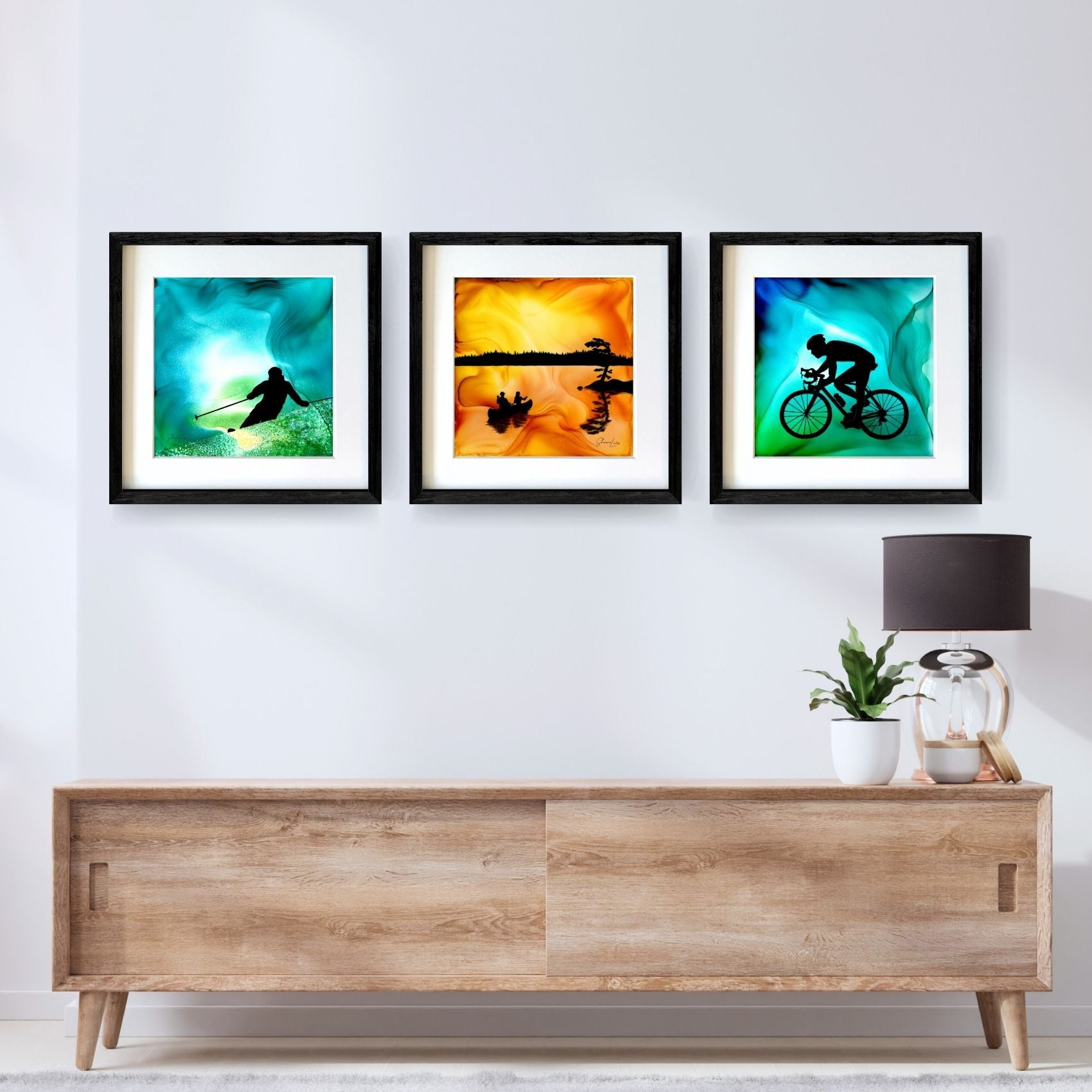 Into The Moment - Fire Made Art Print