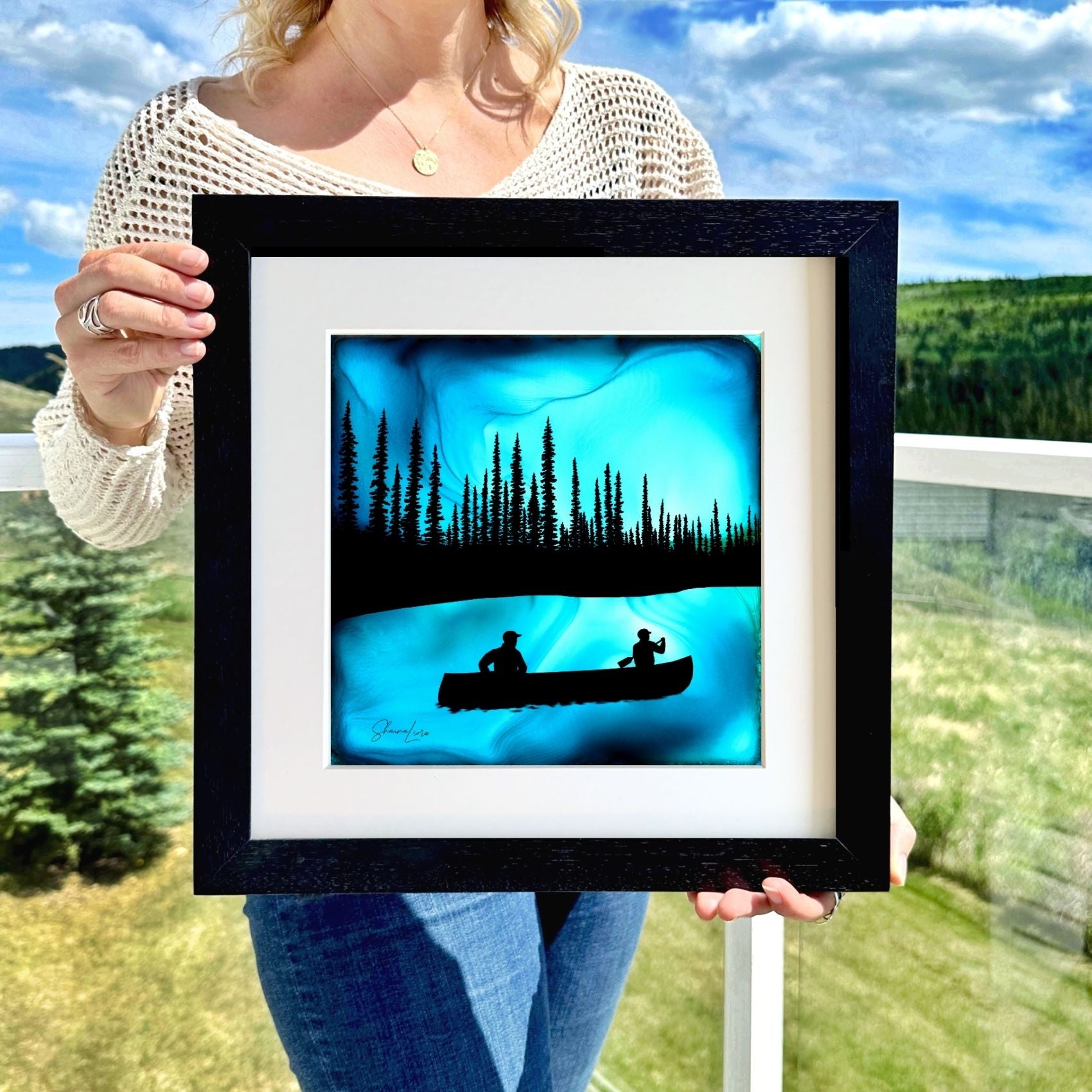 Into The North - Fire Made Art Print