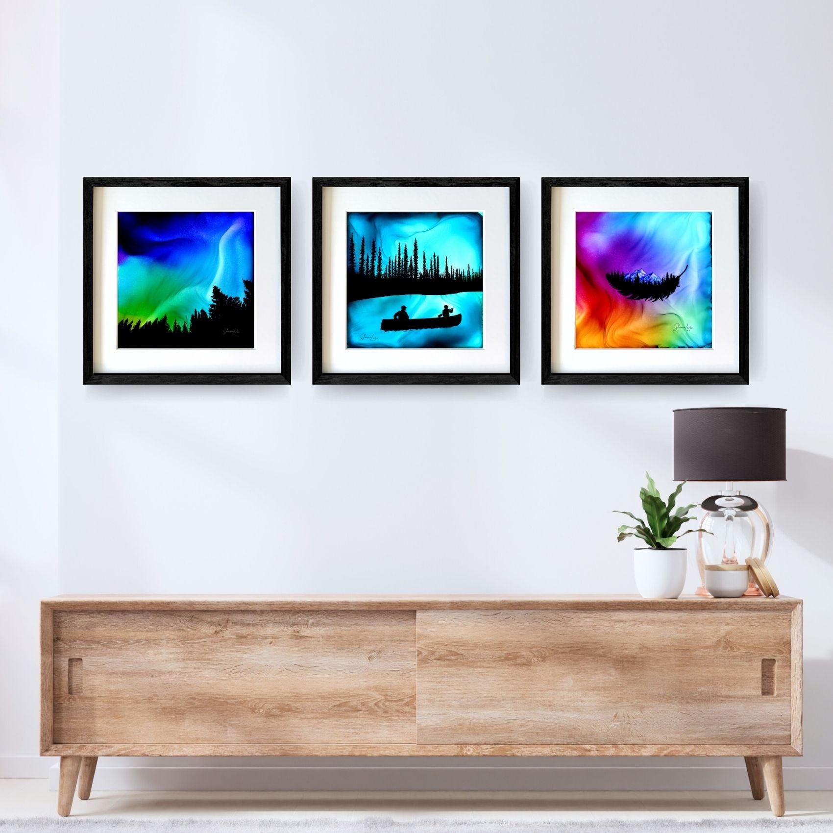 Into The North - Fire Made Art Print