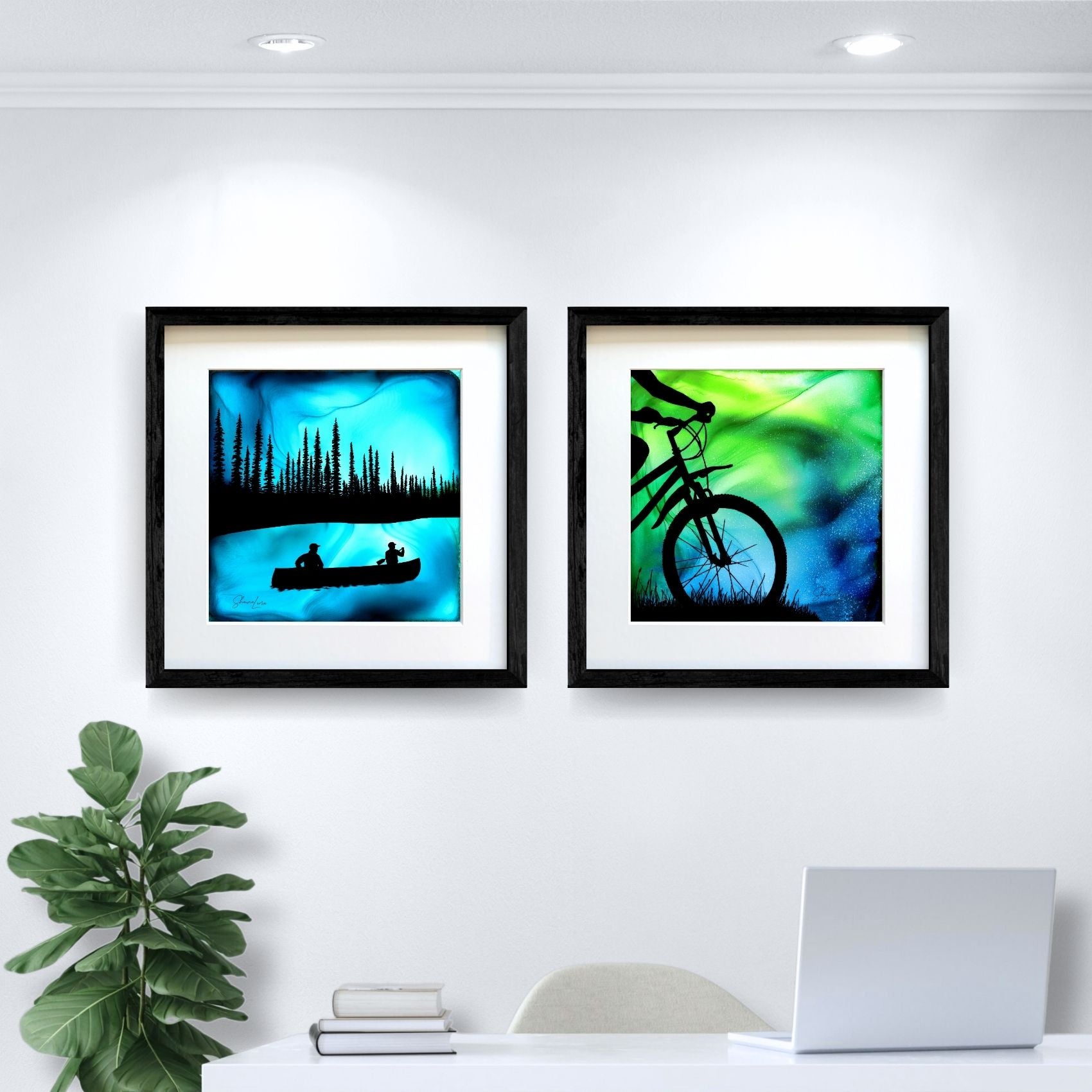 Into The North - Fire Made Art Print