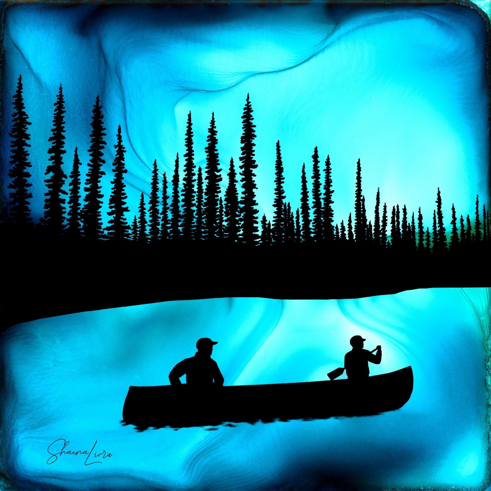 Into The North - Fire Made Art Print