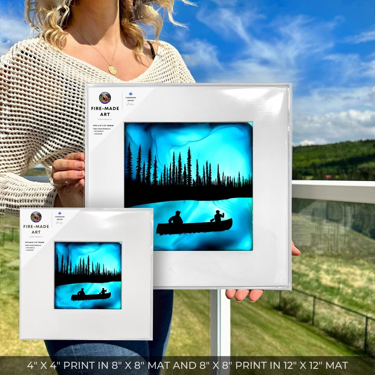 Into The North - Fire Art Print