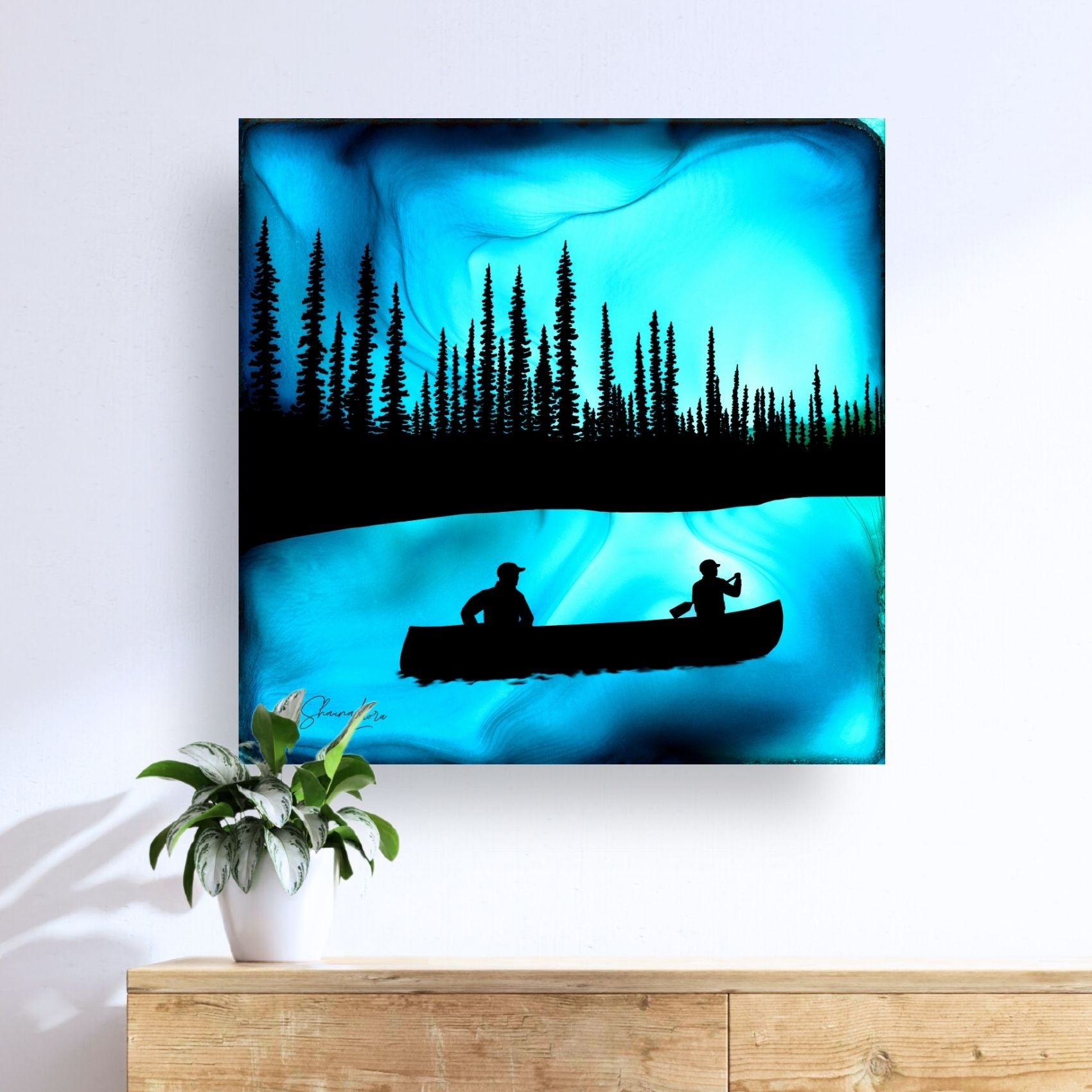 Into The North - Fire Made Art Print