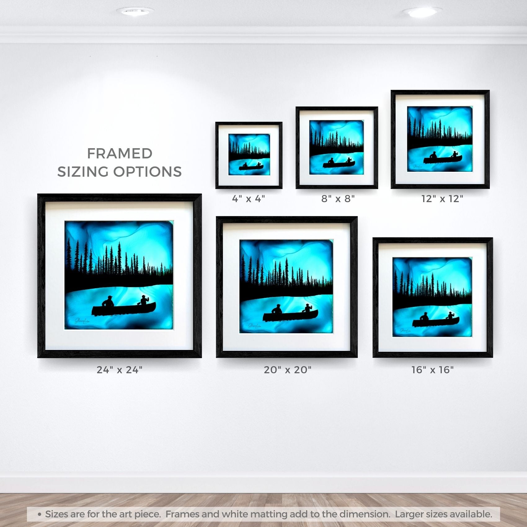 Into The North - Fire Made Art Print