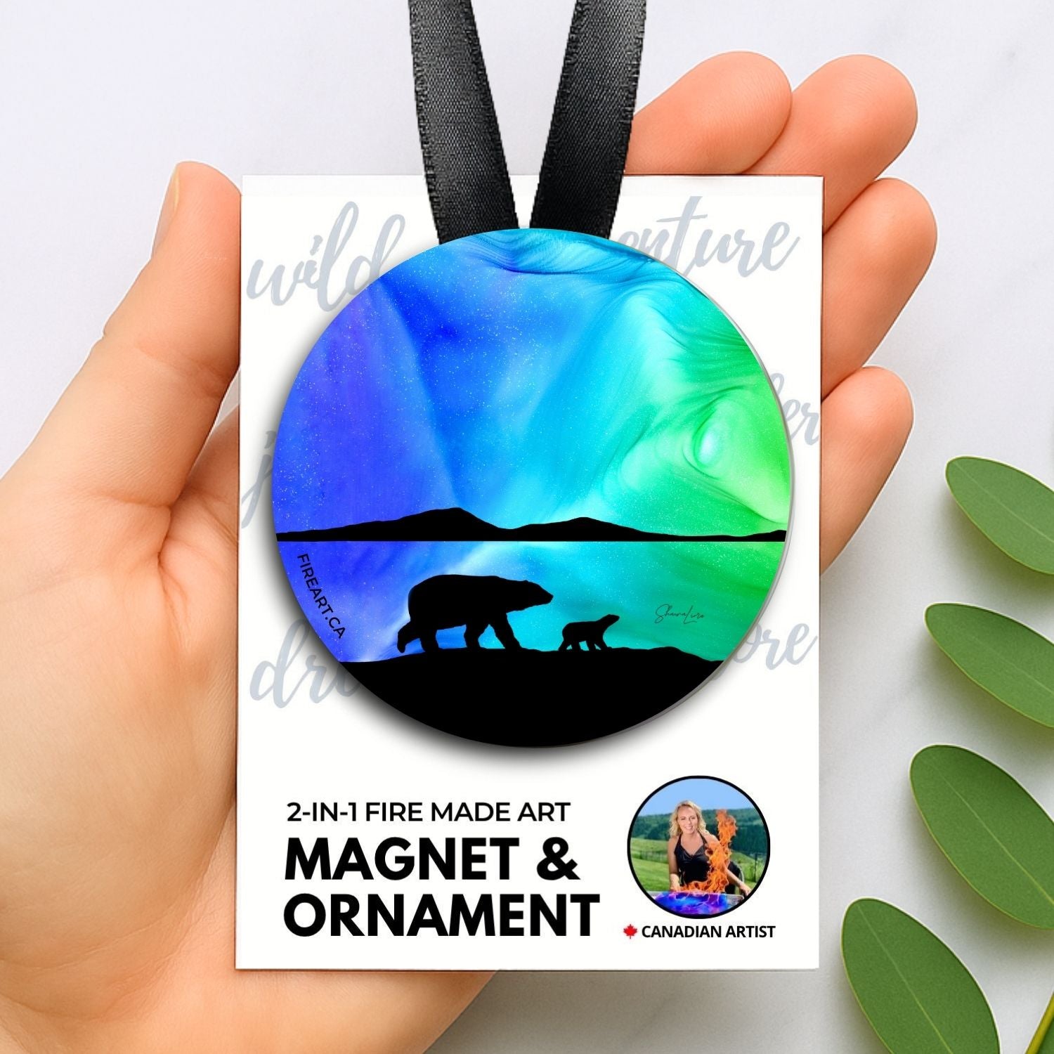 Into The Polar Night: 2-in-1 Ornament/Magnet