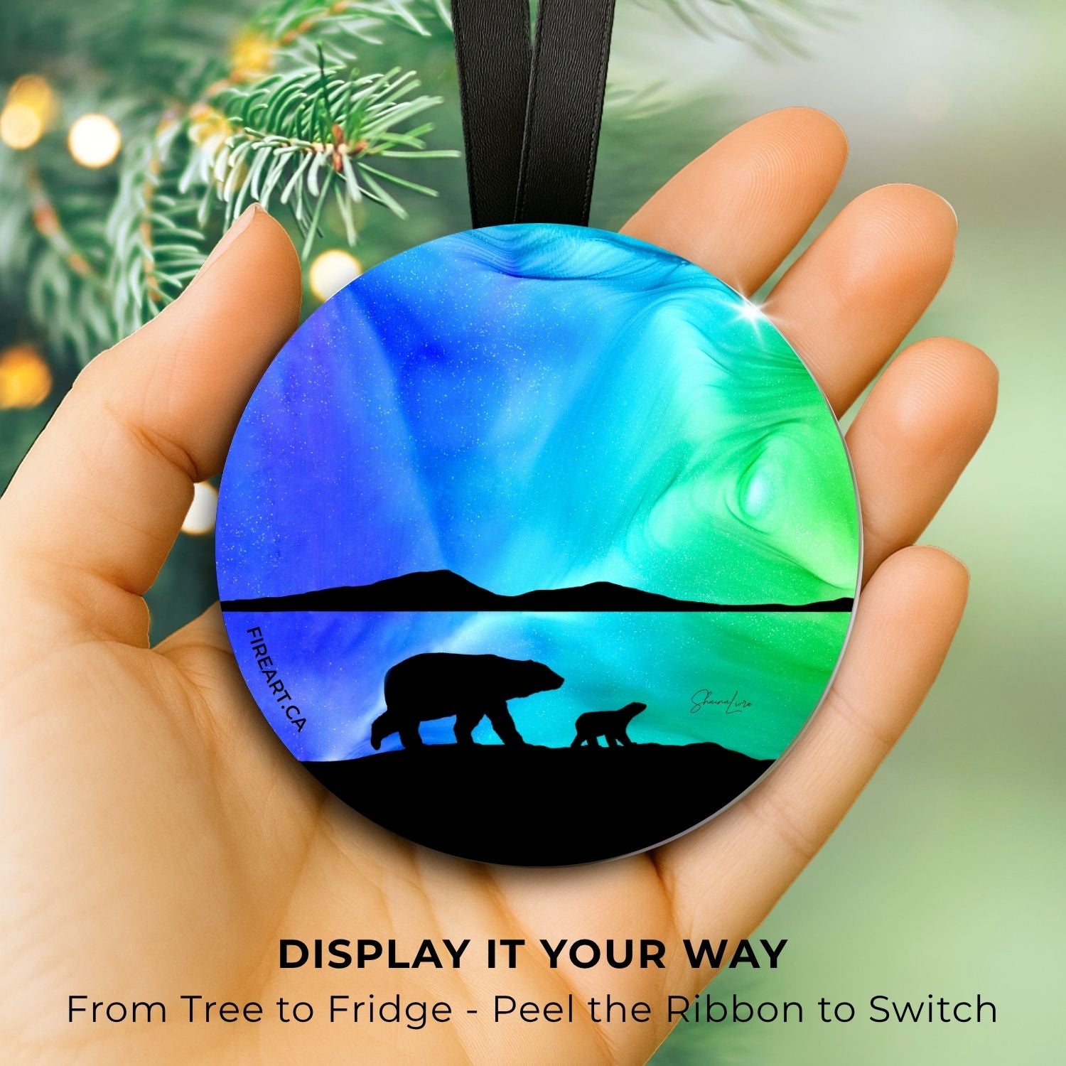Into The Polar Night: 2-in-1 Ornament/Magnet