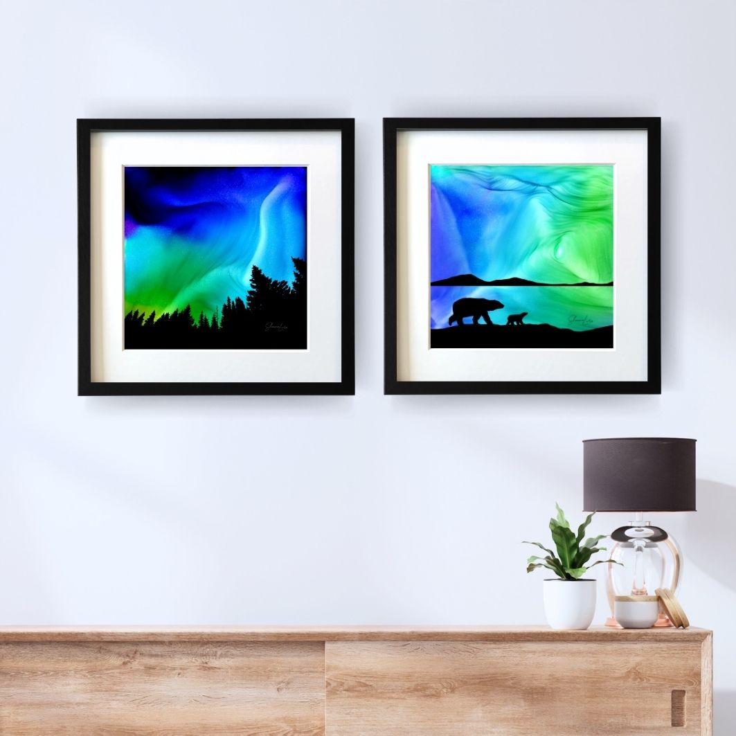Into The Polar Night - Fire Art Print