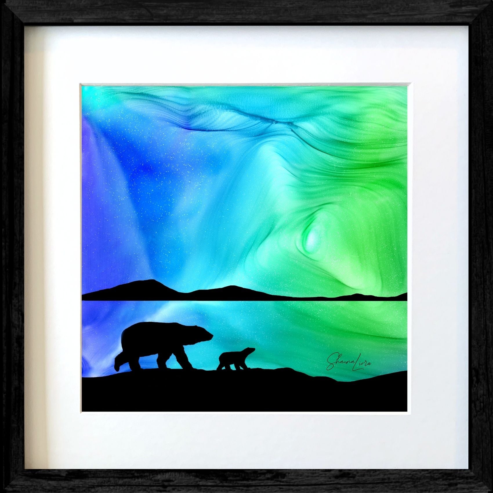Into The Polar Night - Fire Made Art Print