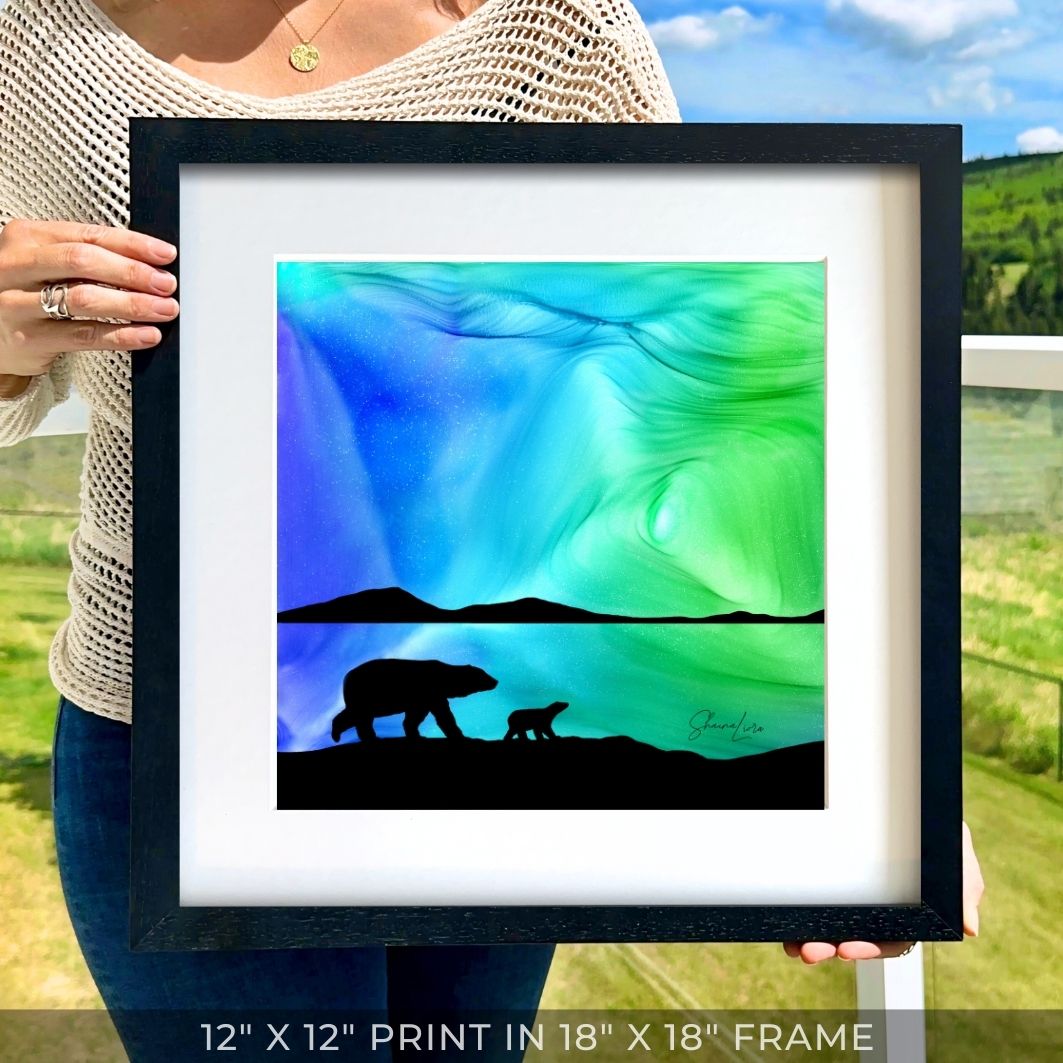 Into The Polar Night - Fire Art Print