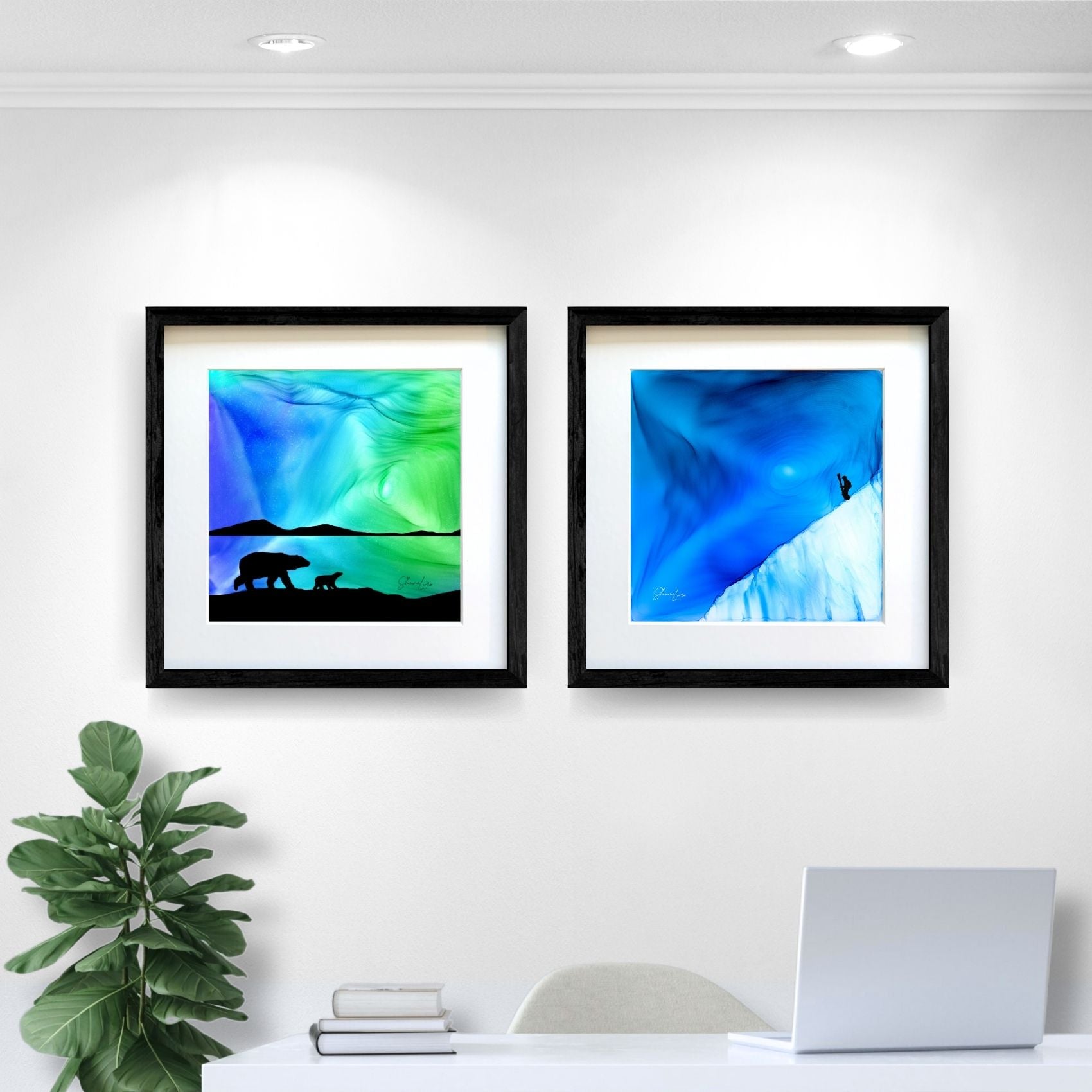 Into The Polar Night - Fire Made Art Print