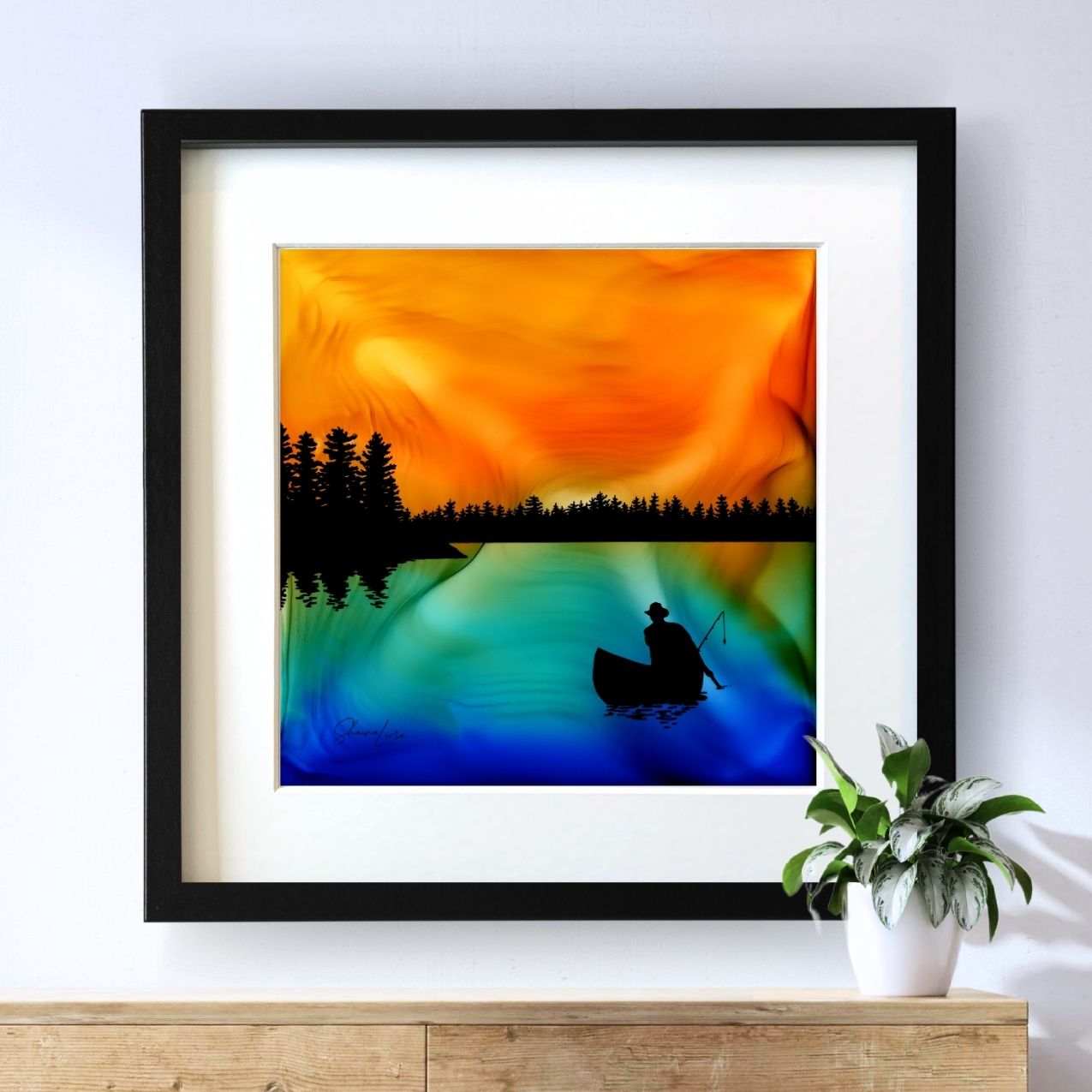 It Is Well - Fire Art Print