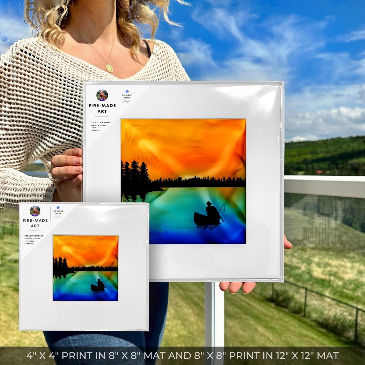 It Is Well - Fire Art Print