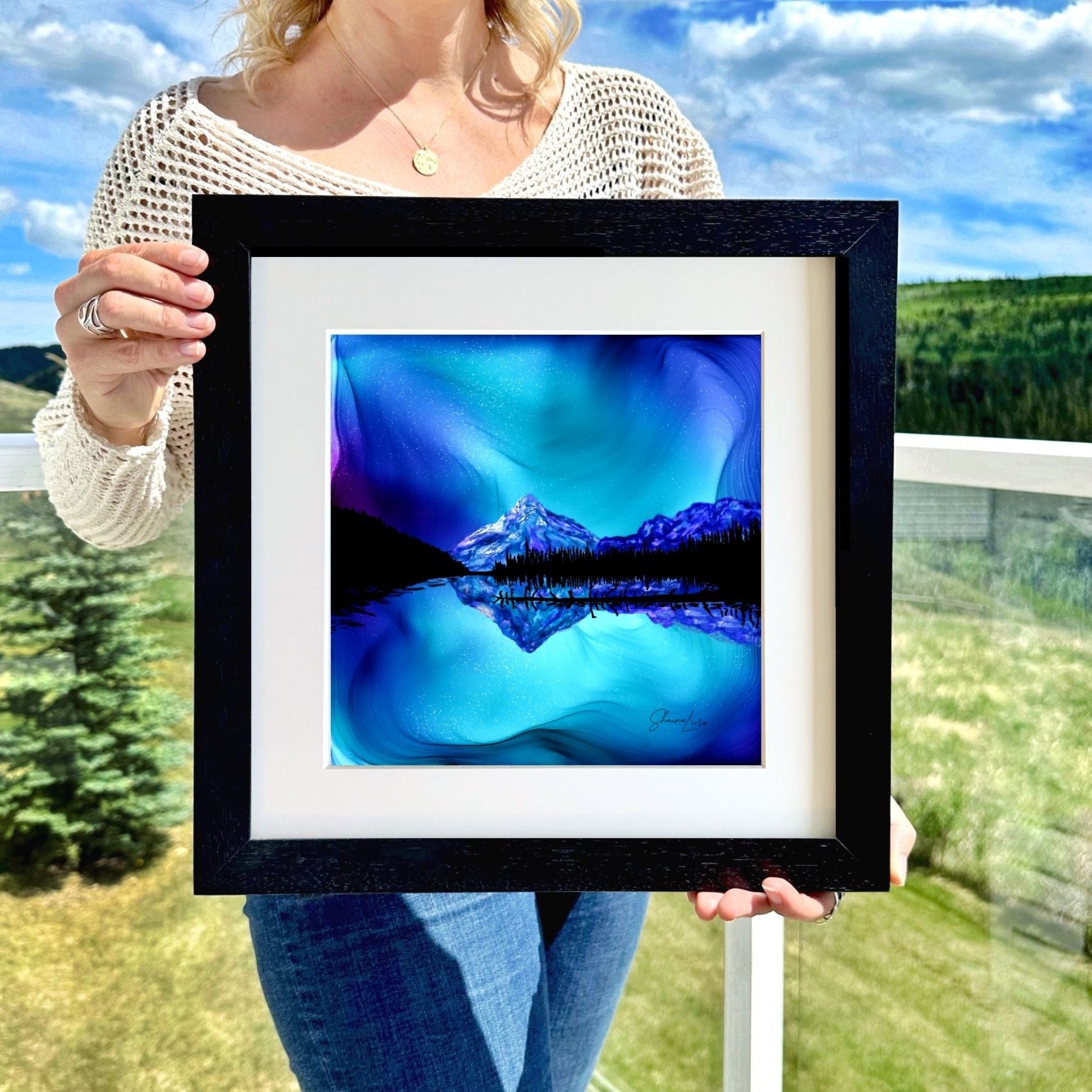 Lake O'Hara Lost In Light - Fire Made Art Print