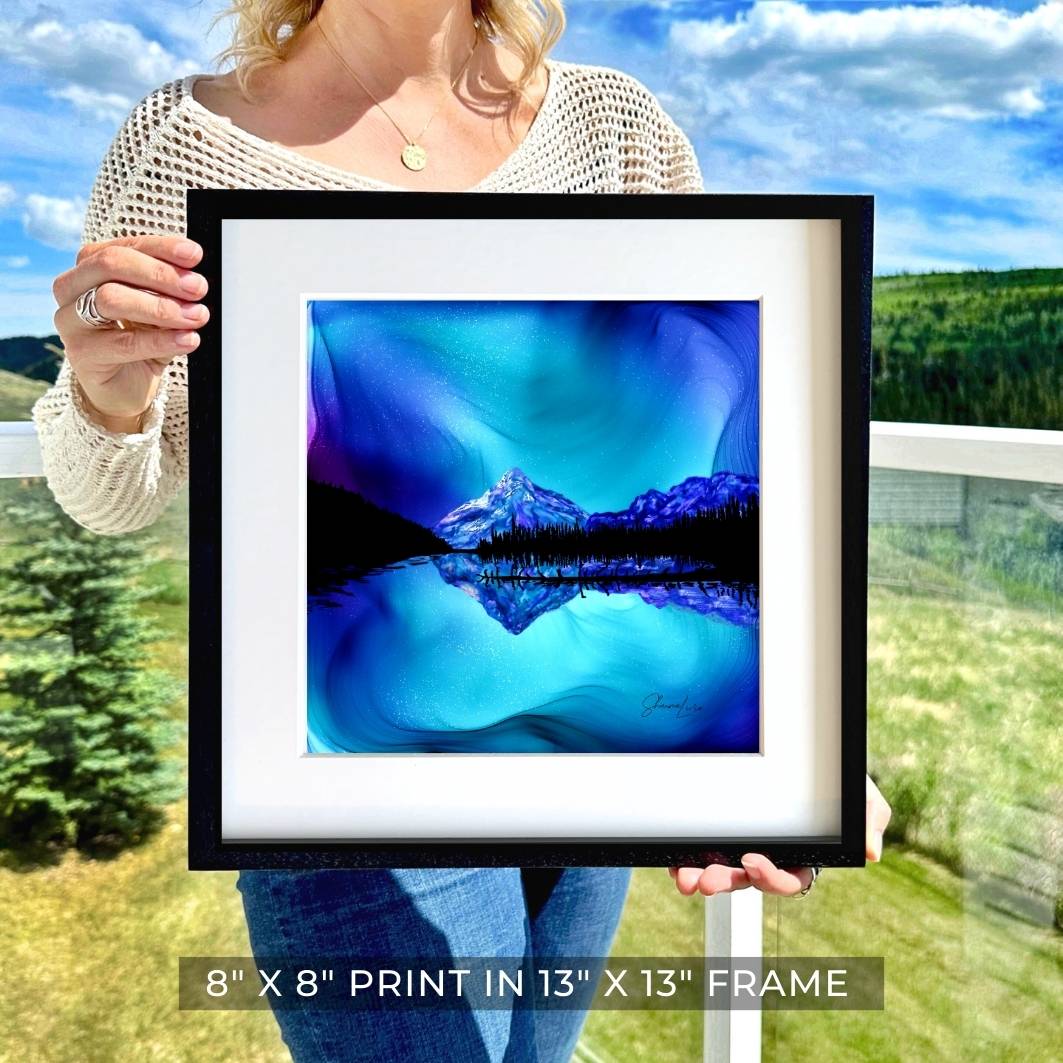 Lake O'Hara Lost In Light - Fire Art Print