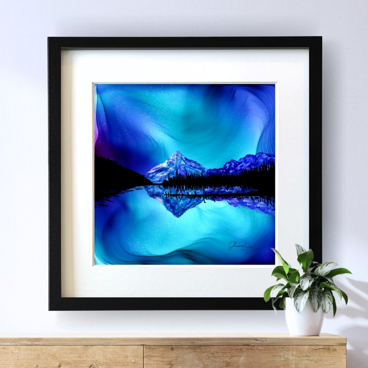 Lake O'Hara Lost In Light - Fire Art Print