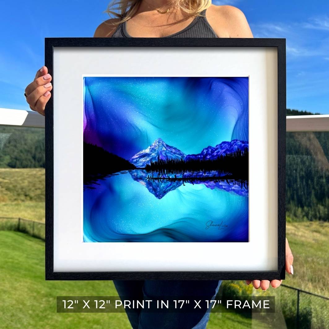 Lake O'Hara Lost In Light - Fire Art Print