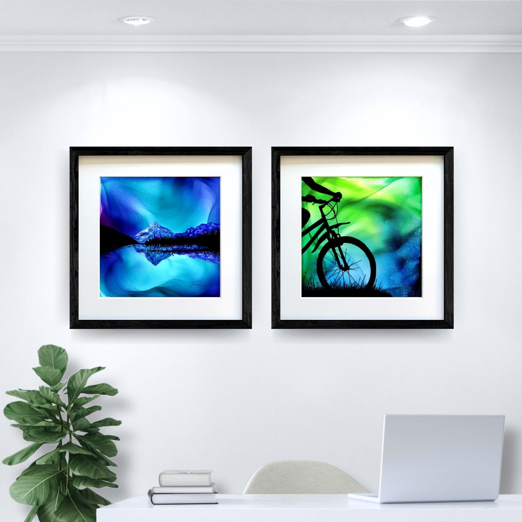 Lake O'Hara Lost In Light - Fire Made Art Print